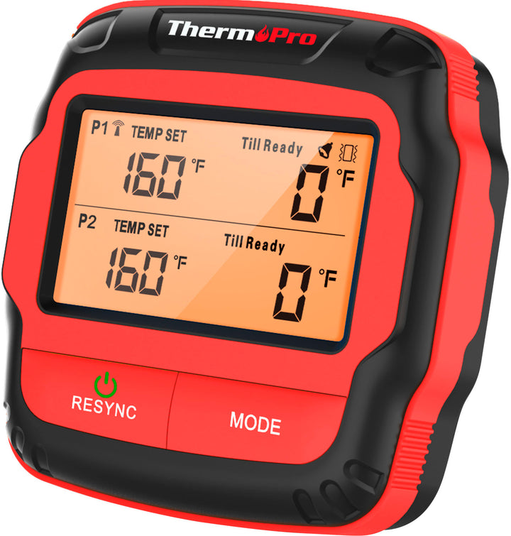 ThermoPro - Dual Probe Wireless Meat Thermometer - Red_1