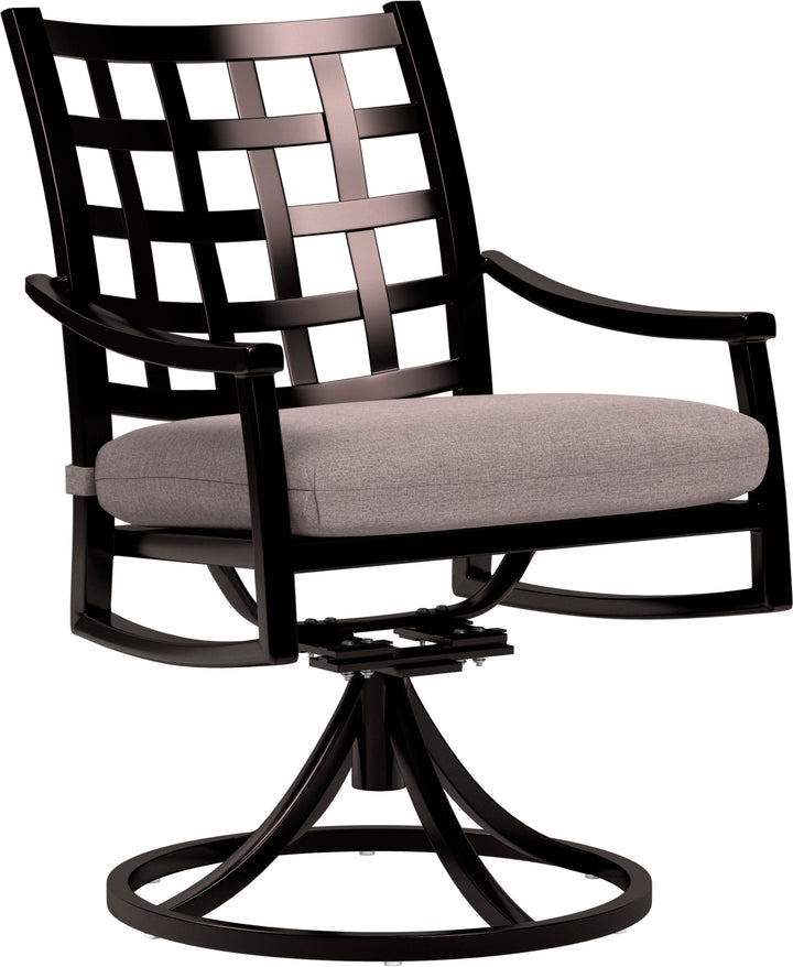 Yardbird® - Lily Outdoor Dining Swivel Chair - Shale_1