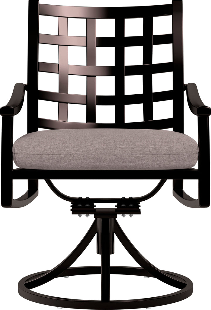 Yardbird® - Lily Outdoor Dining Swivel Chair - Shale_0