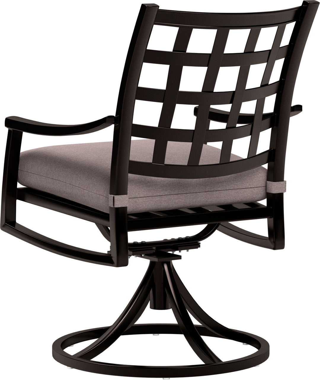 Yardbird® - Lily Outdoor Dining Swivel Chair - Shale_3