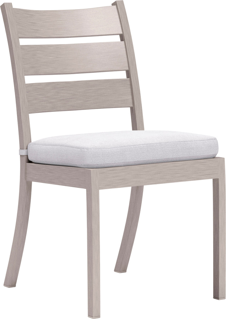 Yardbird® - Eden Armless Outdoor Dining Chair - Silver_1