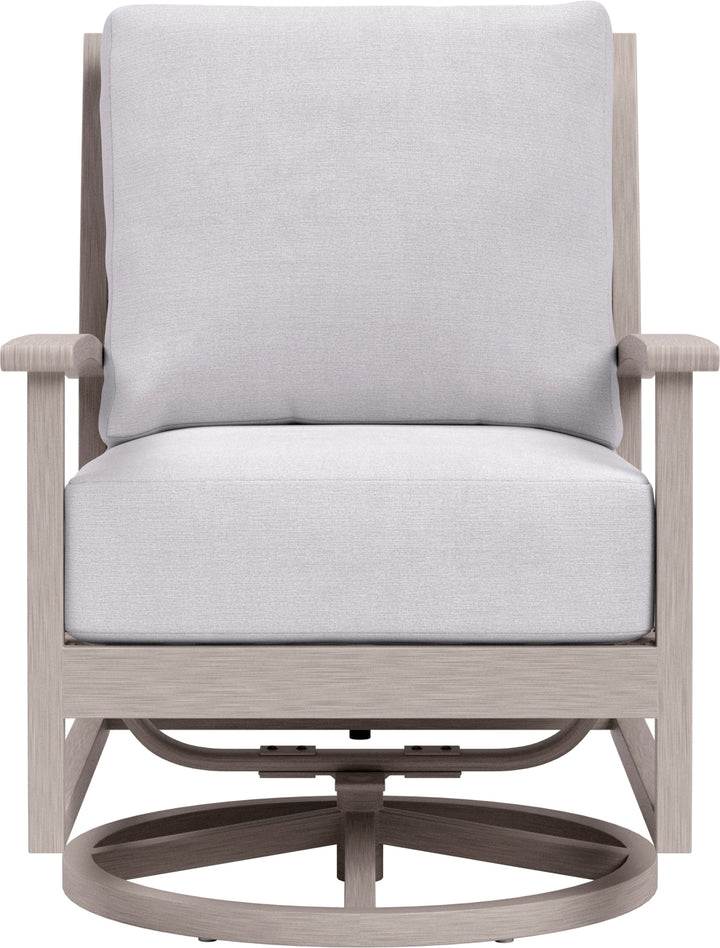 Yardbird® - Eden Outdoor Swivel Rocking Chair - Silver_0