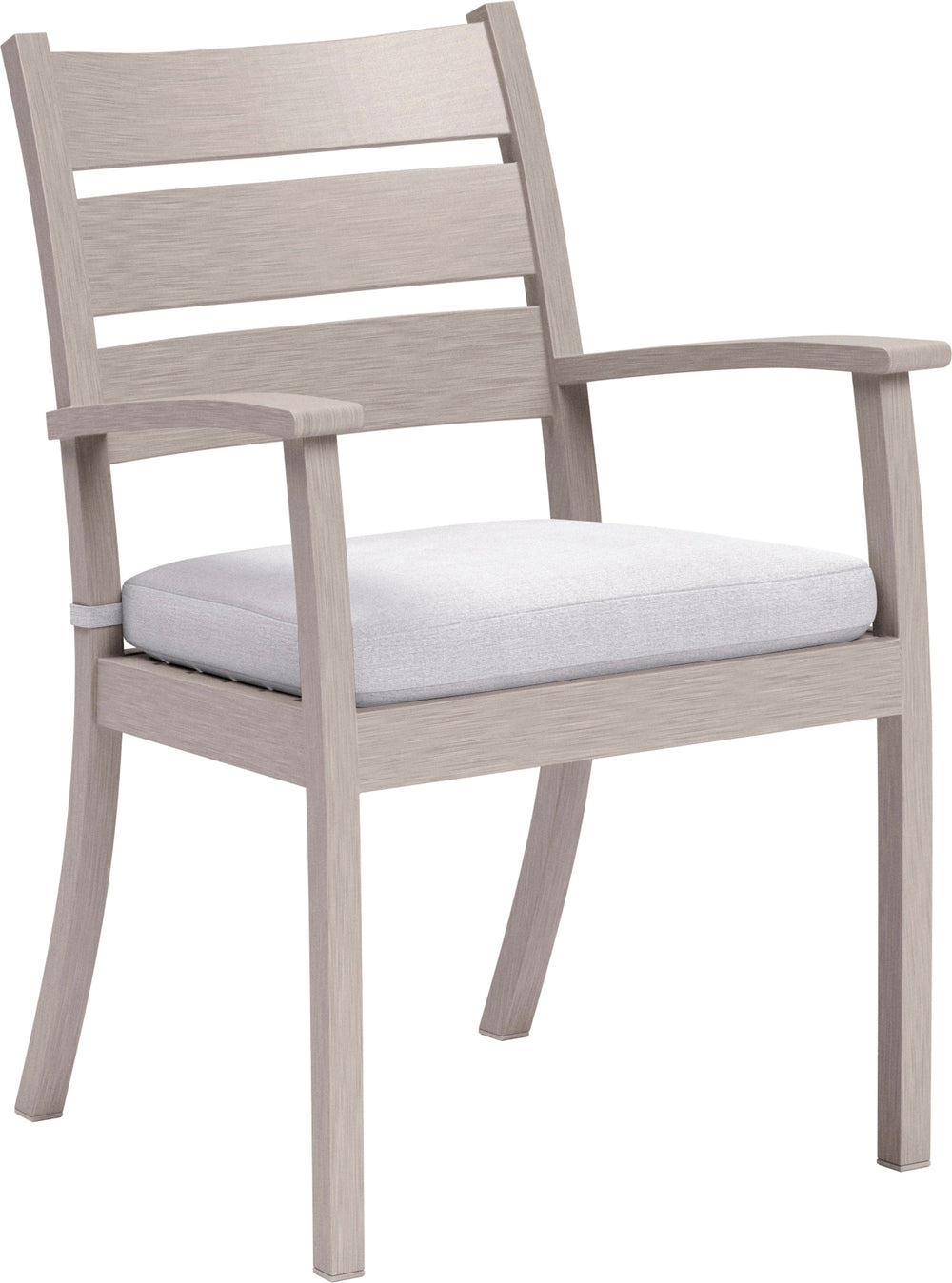 Yardbird® - Eden Arm Outdoor Dining Chair - Silver_1