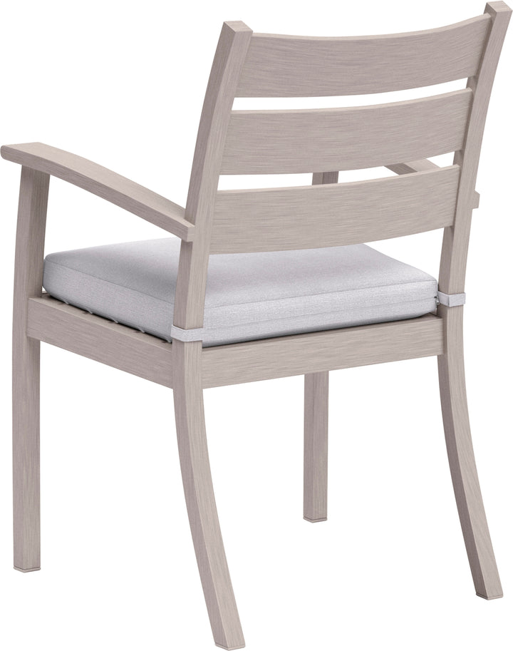 Yardbird® - Eden Arm Outdoor Dining Chair - Silver_3