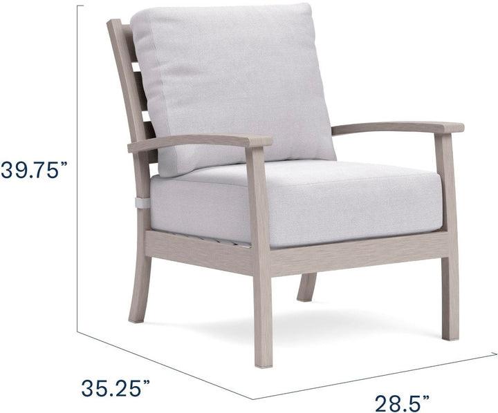 Yardbird® - Eden Outdoor Fixed Chair - Silver_2