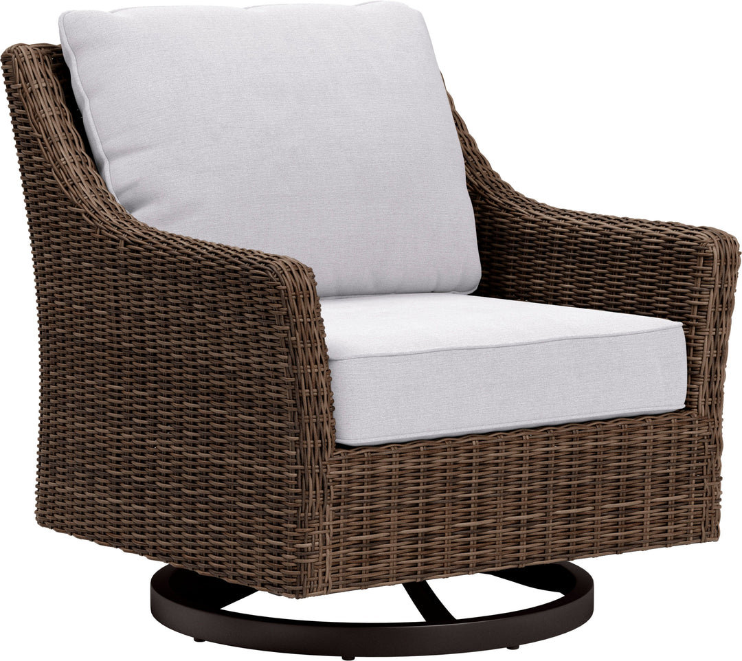 Yardbird® - Harriet Outdoor Swivel Glider Chair - Silver_1
