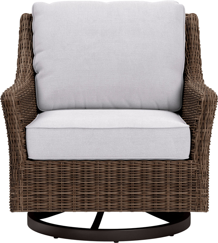 Yardbird® - Harriet Outdoor Swivel Glider Chair - Silver_0