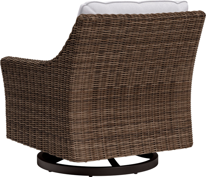 Yardbird® - Harriet Outdoor Swivel Glider Chair - Silver_3
