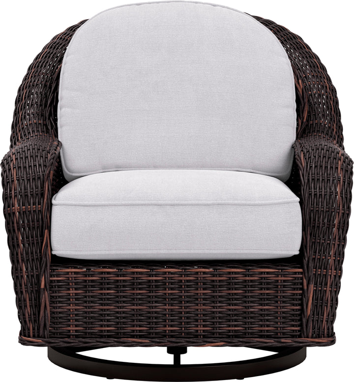 Yardbird® - Waverly Outdoor Swivel Glider Chair - Silver_0