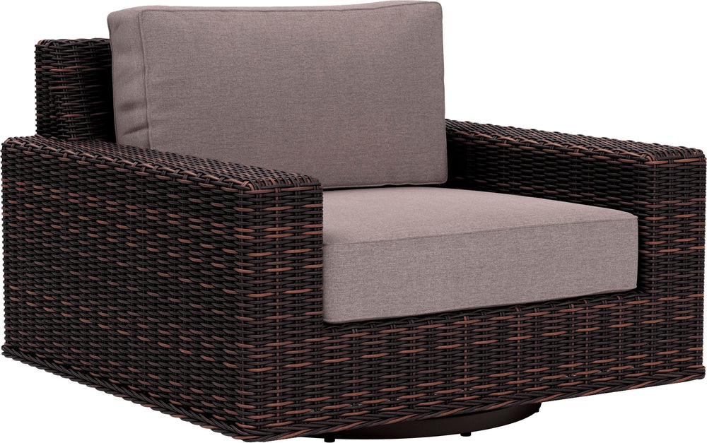 Yardbird® - Langdon Outdoor Swivel Glider Chair - Shale_1