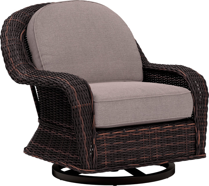 Yardbird® - Waverly Outdoor Swivel Glider Chair - Shale_1