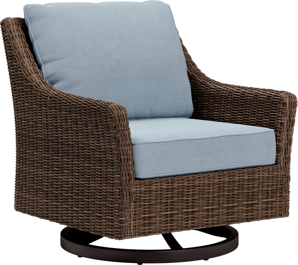 Yardbird® - Harriet Outdoor Swivel Glider Chair - Mist_1