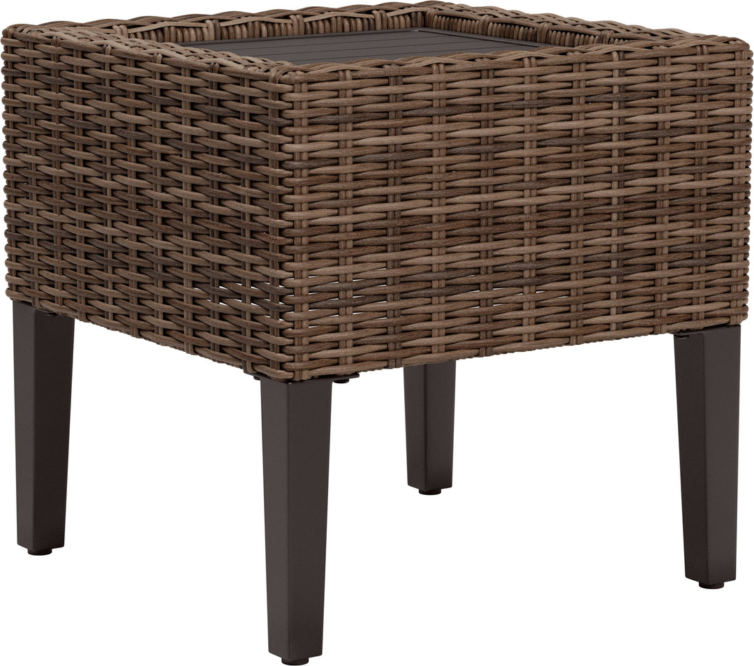 Yardbird® - Harriet Outdoor Side Table - Gray/Brown_1