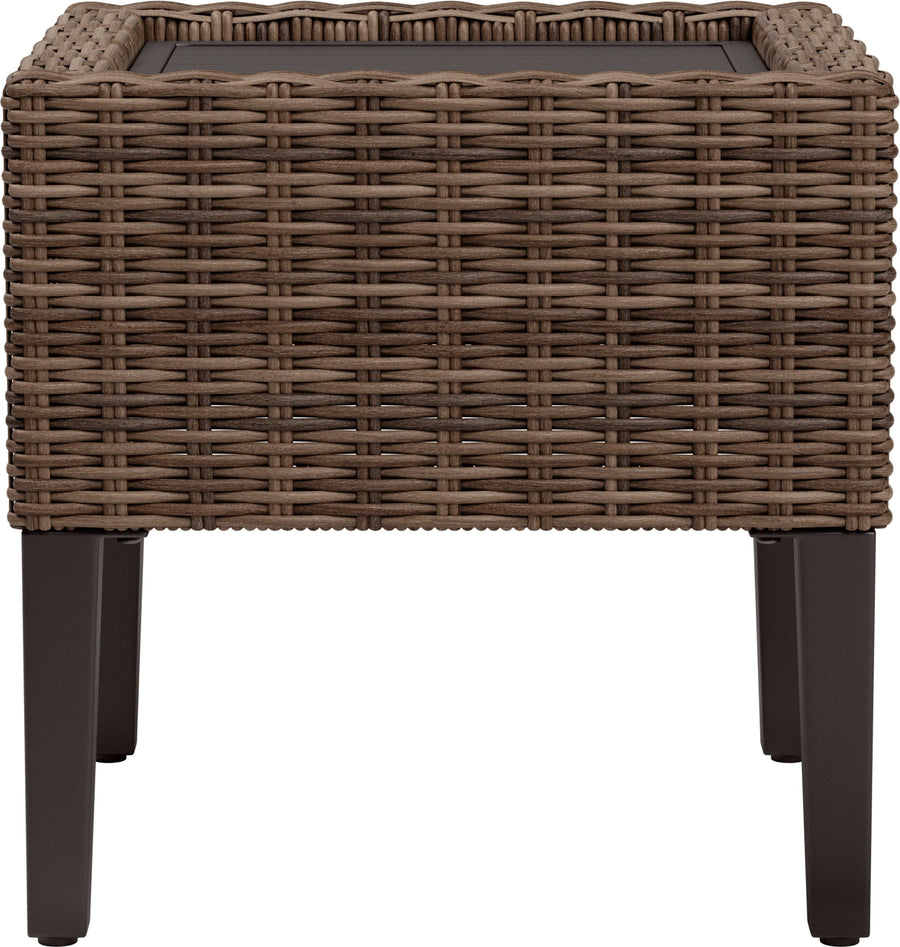 Yardbird® - Harriet Outdoor Side Table - Gray/Brown_0