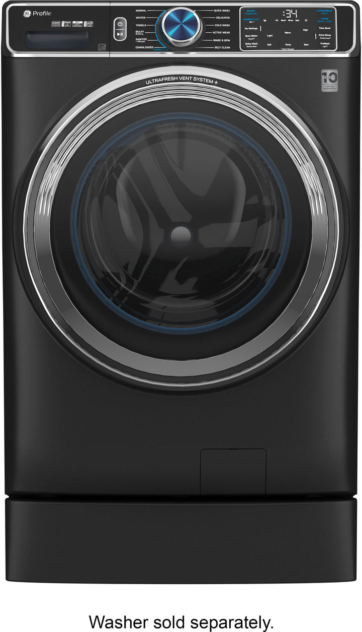 GE - Washer/Dryer Laundry Pedestal - Carbon Graphite_2