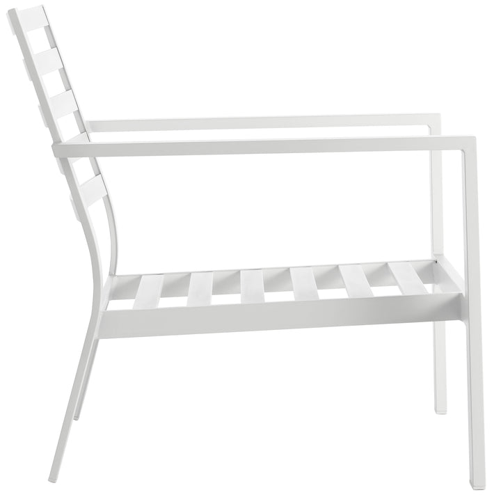 Yardbird® - Luna Fixed Arm Chair (Frame Only) - White_2