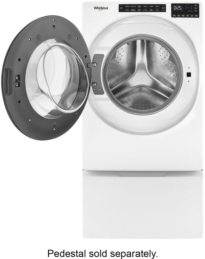 Whirlpool - 4.5 Cu. Ft. High-Efficiency Stackable Front Load Washer with Steam and Quick Wash Cycle - White_10