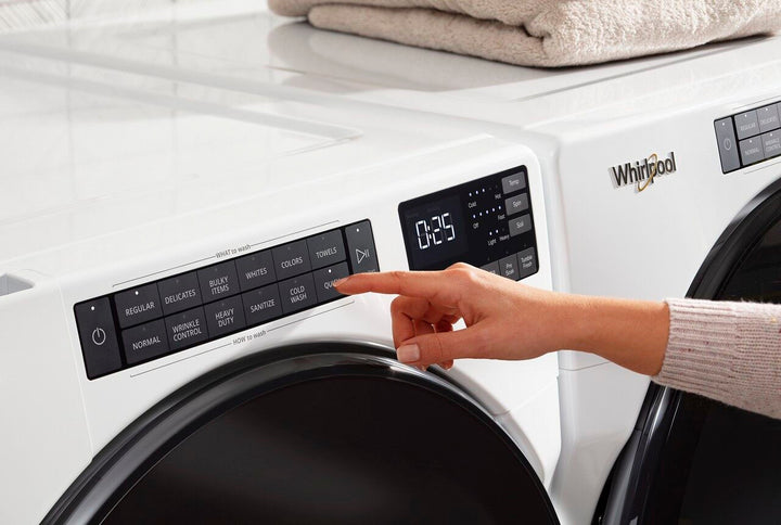 Whirlpool - 4.5 Cu. Ft. High-Efficiency Stackable Front Load Washer with Steam and Quick Wash Cycle - White_3
