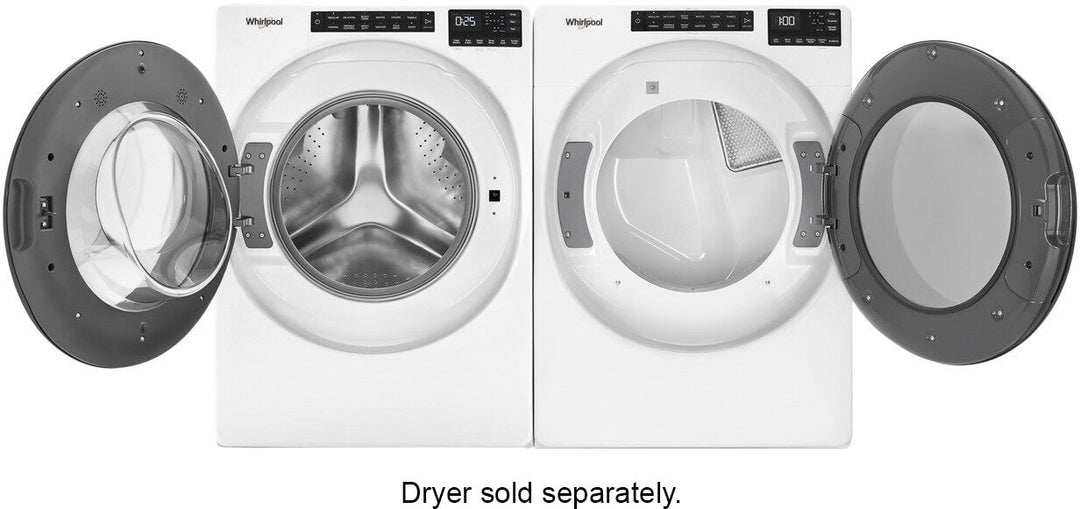 Whirlpool - 4.5 Cu. Ft. High-Efficiency Stackable Front Load Washer with Steam and Quick Wash Cycle - White_18