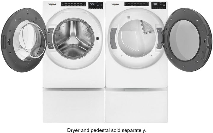Whirlpool - 4.5 Cu. Ft. High-Efficiency Stackable Front Load Washer with Steam and Quick Wash Cycle - White_17