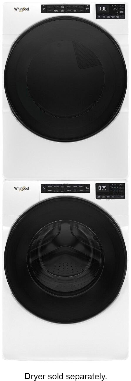 Whirlpool - 4.5 Cu. Ft. High-Efficiency Stackable Front Load Washer with Steam and Quick Wash Cycle - White_16