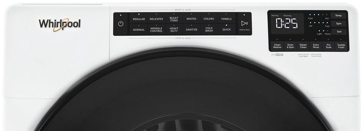 Whirlpool - 4.5 Cu. Ft. High-Efficiency Stackable Front Load Washer with Steam and Quick Wash Cycle - White_11