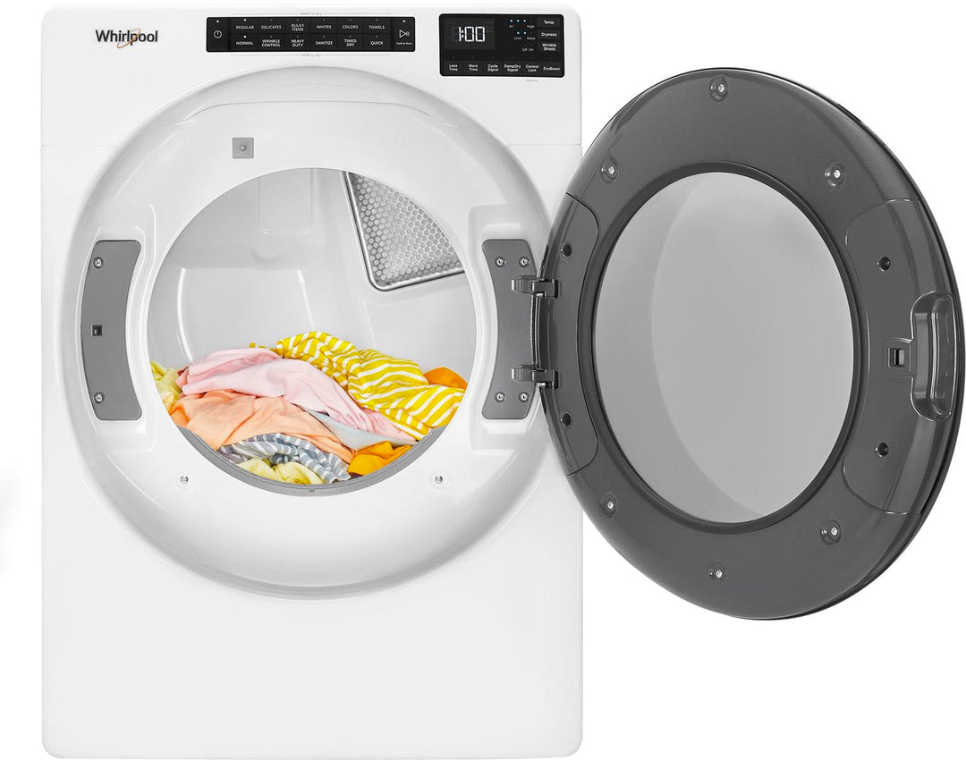 Whirlpool - 7.4 Cu. Ft. Stackable Electric Dryer with Wrinkle Shield - White_3
