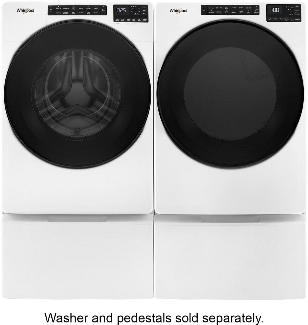 Whirlpool - 7.4 Cu. Ft. Stackable Electric Dryer with Wrinkle Shield - White_13
