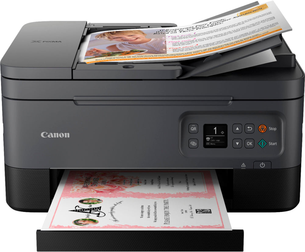 Canon - PIXMA TR7020a Wireless All-In-One Inkjet Printer - Black_1