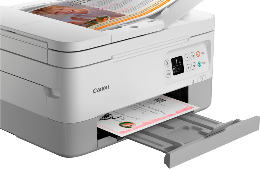 Canon - PIXMA TR7020a Wireless All-In-One Inkjet Printer - White_12