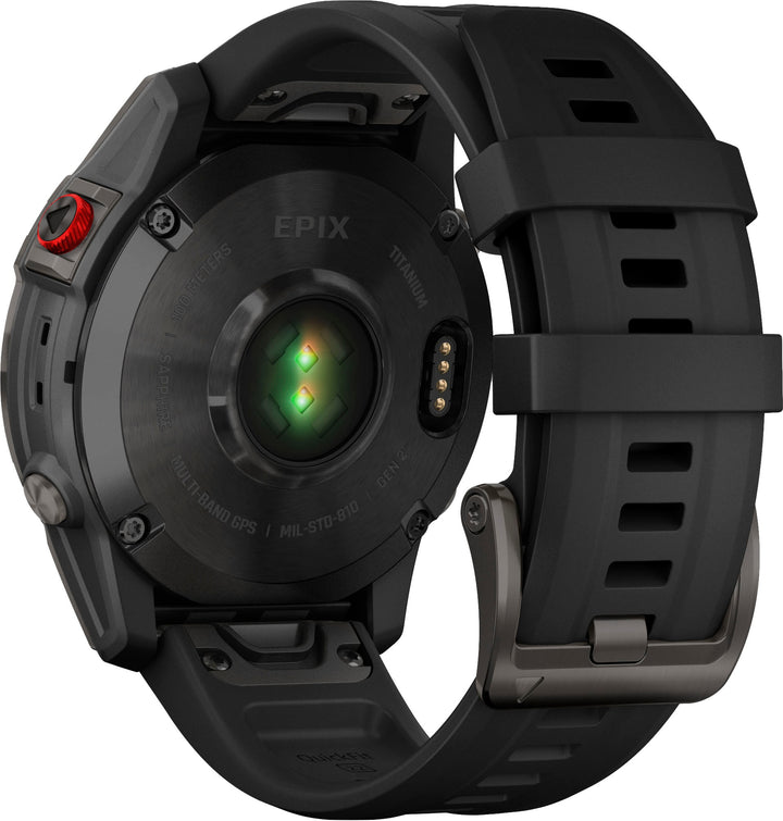 Garmin - epix (Gen 2) GPS Smartwatch 47mm Fiber-reinforced polymer - Titanium_3