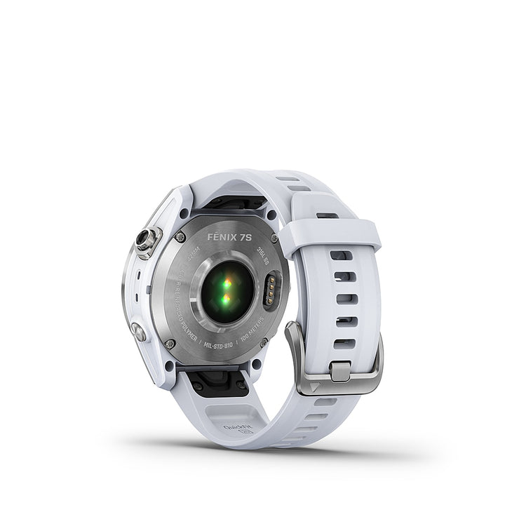 Garmin - fēnix 7S GPS Smartwatch 42 mm Fiber-reinforced polymer - Silver_3