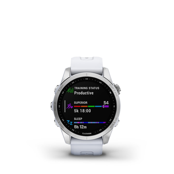 Garmin - fēnix 7S GPS Smartwatch 42 mm Fiber-reinforced polymer - Silver_4