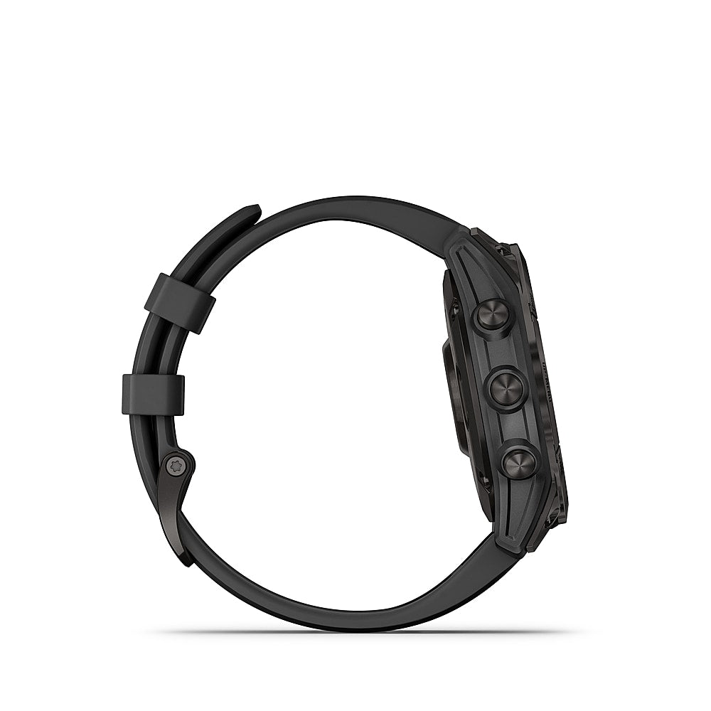 Garmin - fēnix 7 Sapphire Solar GPS Smartwatch 47 mm Fiber-reinforced polymer - Black DLC Titanium_5