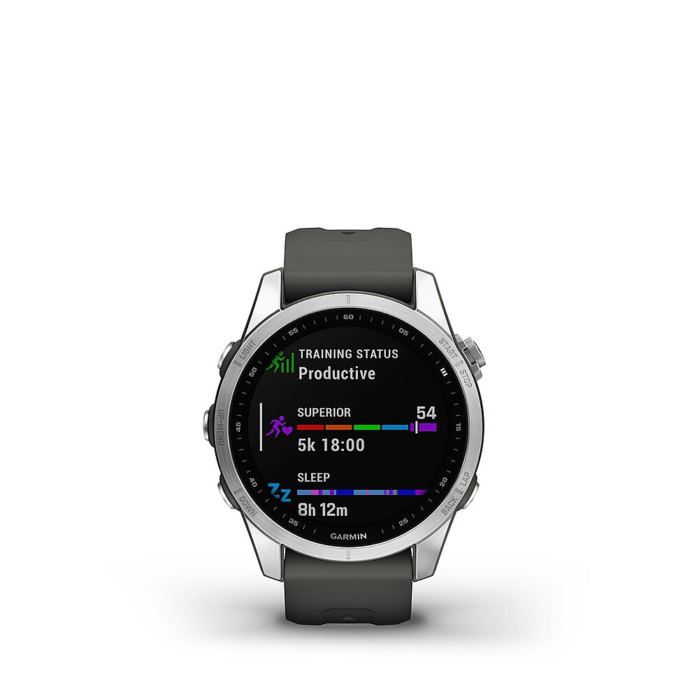 Garmin - fēnix 7S GPS Smartwatch 42 mm Fiber-reinforced polymer - Silver_4