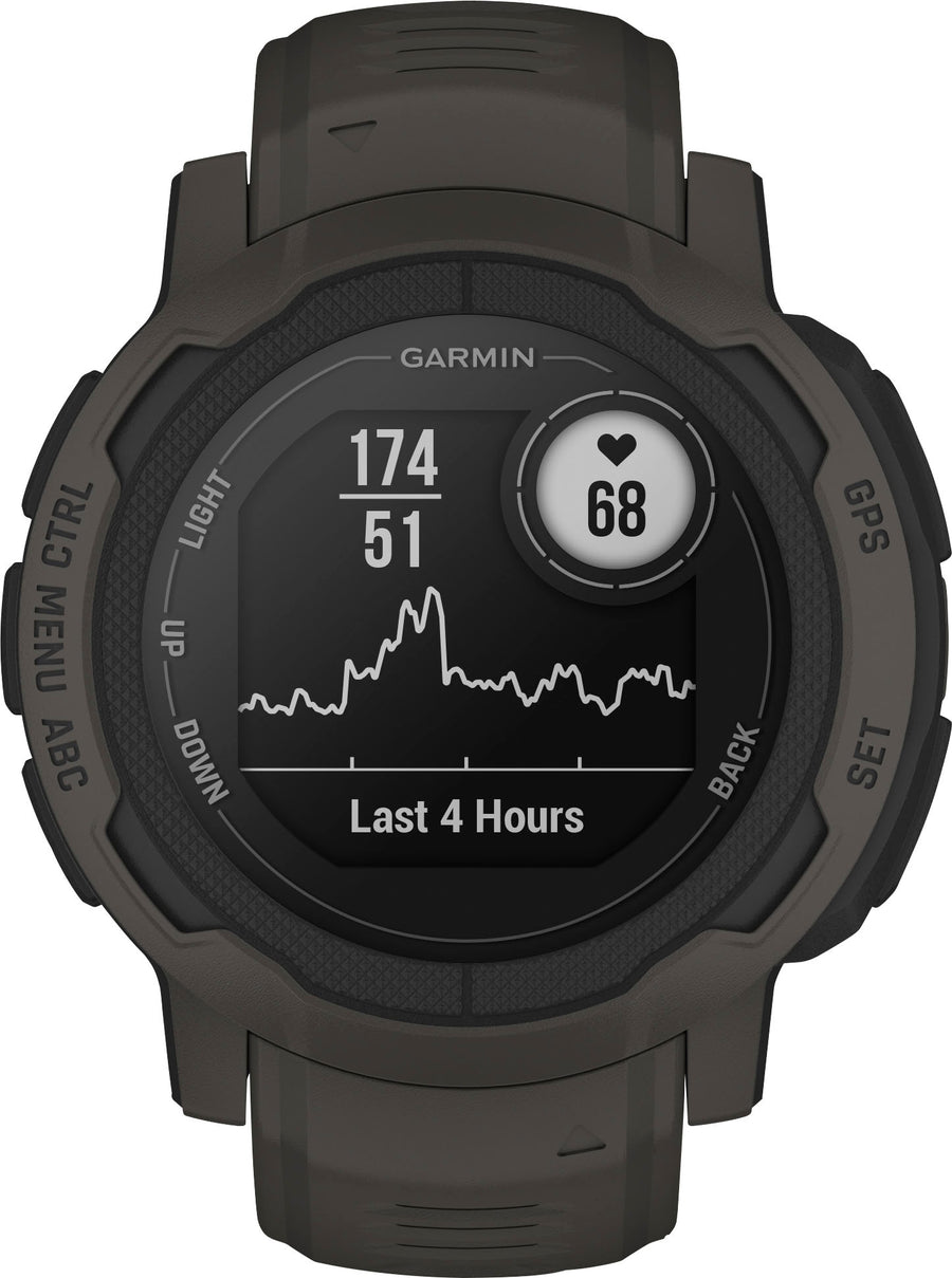 Garmin - Instinct 2 45 mm Smartwatch Fiber-reinforced Polymer - Graphite_0