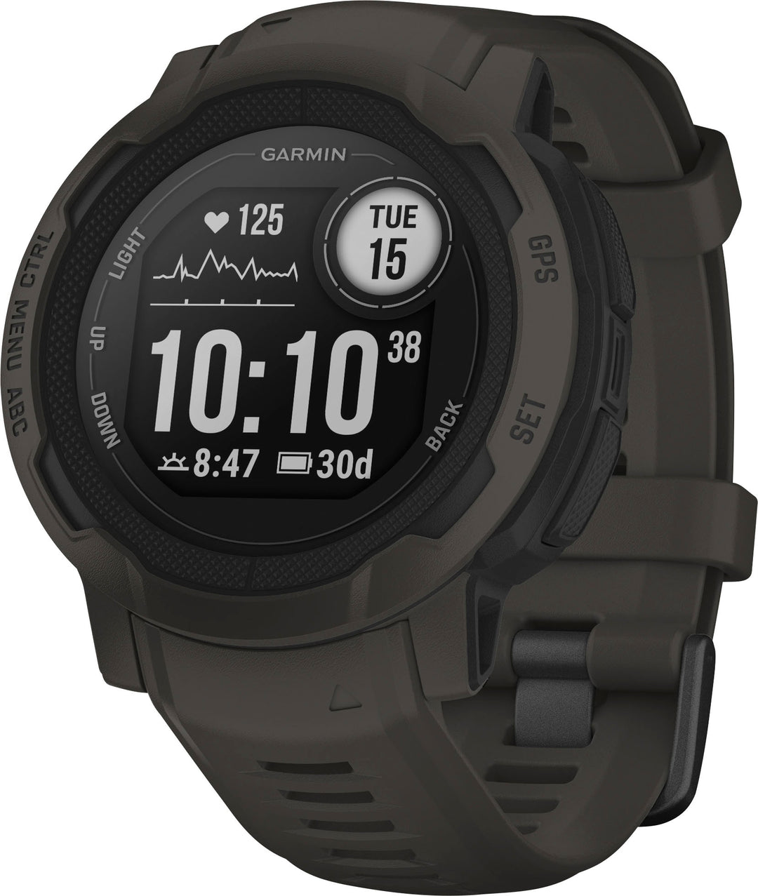 Garmin - Instinct 2 45 mm Smartwatch Fiber-reinforced Polymer - Graphite_2