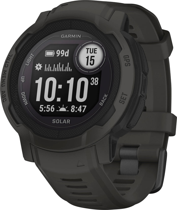 Garmin - Instinct 2 Solar 45 mm Smartwatch Fiber-reinforced Polymer - Graphite_2