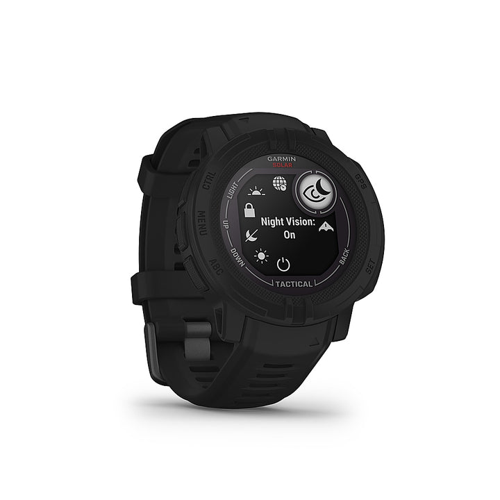 Garmin - Instinct 2 Solar Tactical Edition 45mm Smartwatch Fiber-reinforced Polymer - Black_1