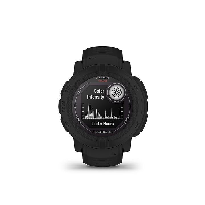 Garmin - Instinct 2 Solar Tactical Edition 45mm Smartwatch Fiber-reinforced Polymer - Black_0