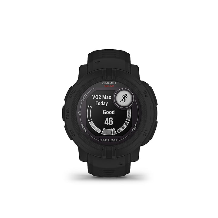 Garmin - Instinct 2 Solar Tactical Edition 45mm Smartwatch Fiber-reinforced Polymer - Black_4