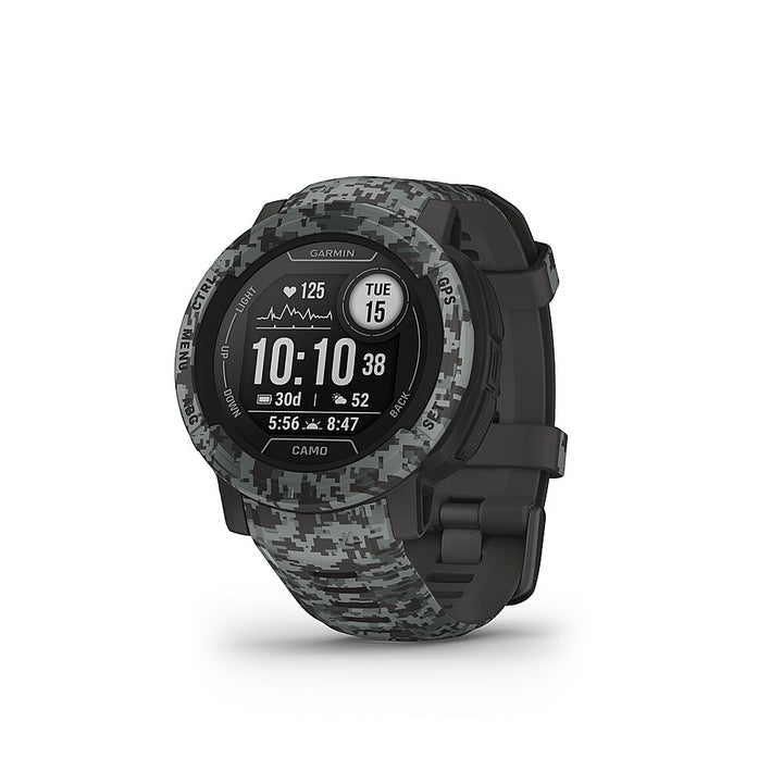 Garmin - Instinct 2 Camo Edition 45 mm Smartwatch Fiber-reinforced Polymer - Graphite Camo_2