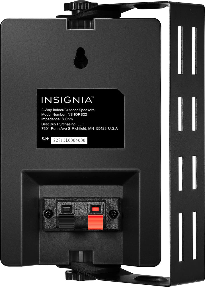 Insignia™ - 2-Way Indoor/Outdoor Speakers (Pair) - Black_3