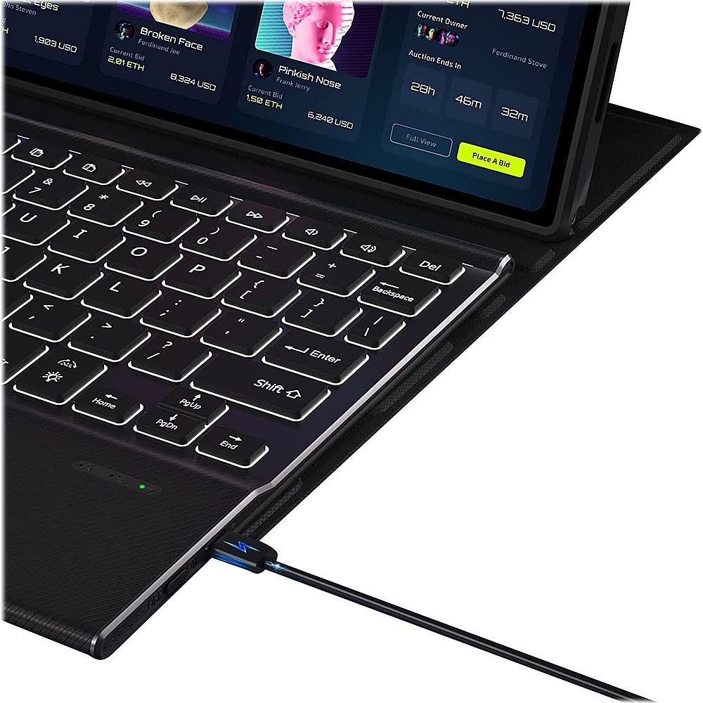 SaharaCase - Keyboard Case for Samsung Galaxy Tab A8 - Black_2