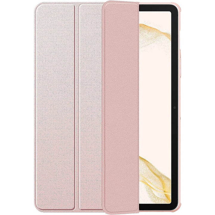 SaharaCase - Folio Case for Samsung Galaxy Tab S8 - Clear/Pink_6