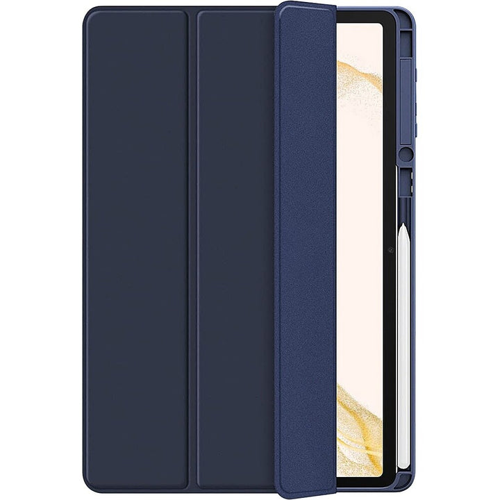 SaharaCase - Folio Case for Samsung Galaxy Tab S8 Ultra - Clear/Navy Blue_4