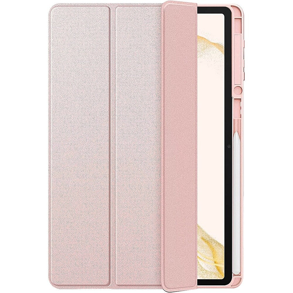 SaharaCase - Folio Case for Samsung Galaxy Tab S8 Ultra - Clear/Pink_4