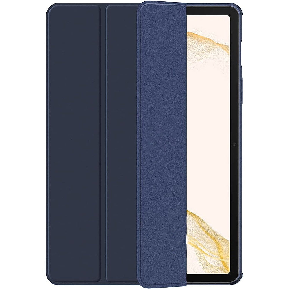 SaharaCase - Folio Case for Samsung Galaxy Tab S8 - Clear/Navy Blue_6