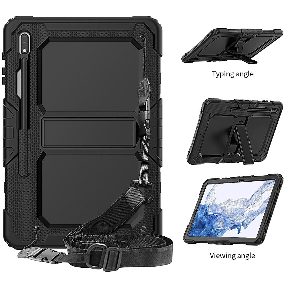 SaharaCase - Defense Series Case for Samsung Galaxy Tab S8 - Black_5