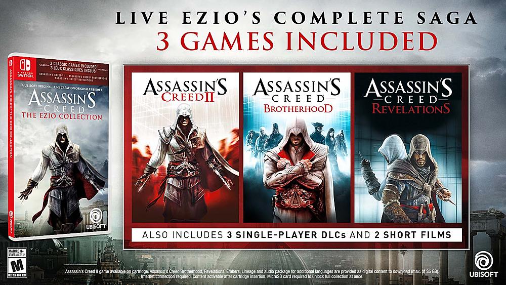 Assassin's Creed The Ezio Collection - Nintendo Switch, Nintendo Switch (OLED Model), Nintendo Switch Lite_1